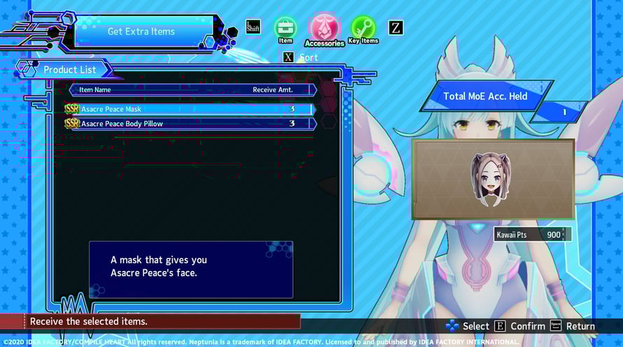 Neptunia Virtual Stars - Asacre Peace Pack