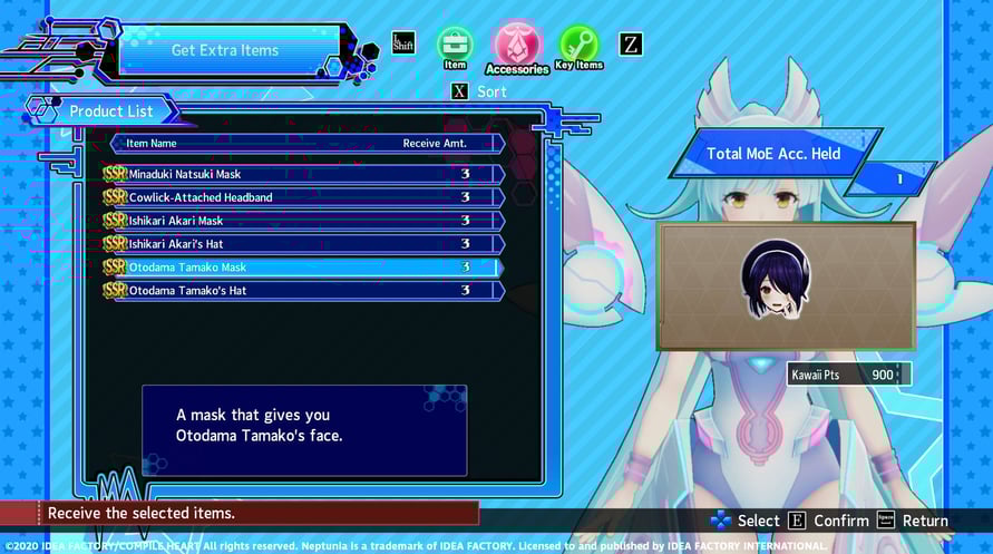 Neptunia Virtual Stars - Aogiri High School Pack