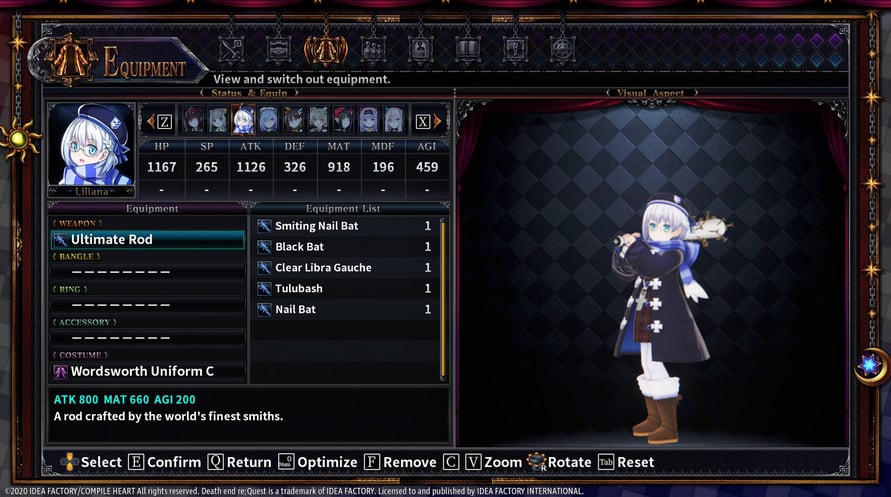 Death end re;Quest 2 - Ultimate Weapon Set