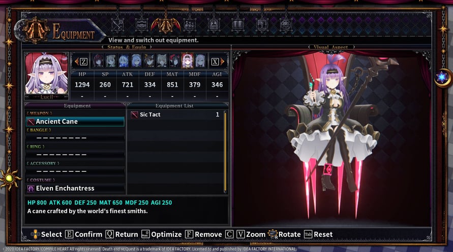 Death end re;Quest 2 - Ultimate Weapon Set