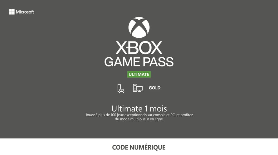 Microsoft Xbox Live Game Pass Ultimate 1M 12.99 EUR Gift Code