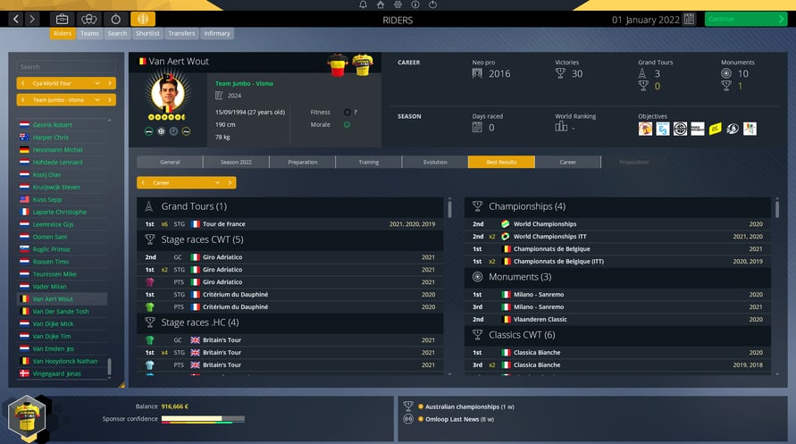 Pro Cycling Manager 2022