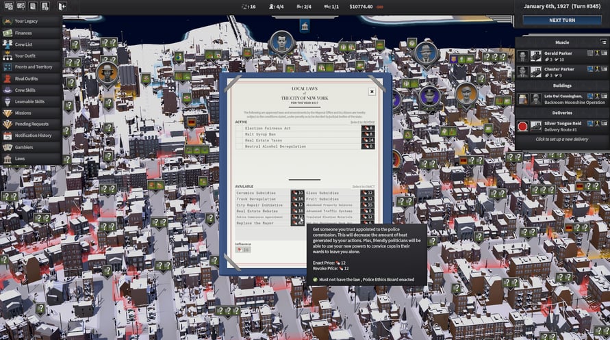 City of Gangsters: Shadow Government
