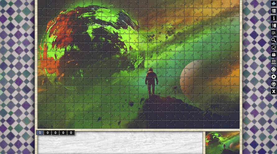 Pixel Puzzles Illustrations & Anime - Jigsaw Pack: Space