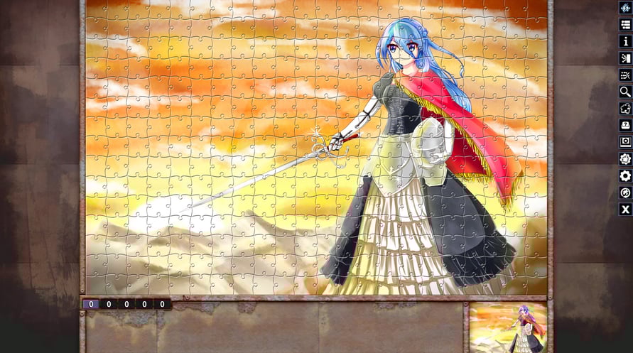 Pixel Puzzles Illustrations & Anime - Jigsaw Pack: Warriors