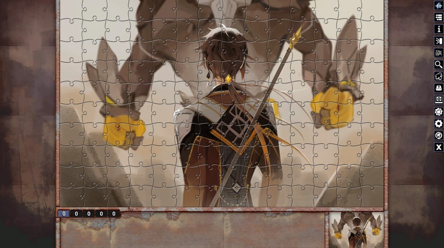 Pixel Puzzles Illustrations & Anime - Jigsaw Pack: Warriors