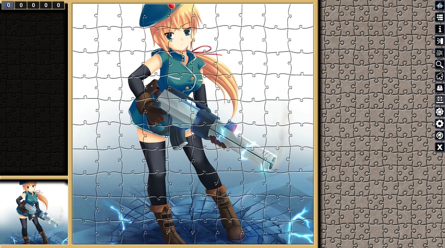 Pixel Puzzles Illustrations & Anime - Jigsaw Pack: Gun Girls