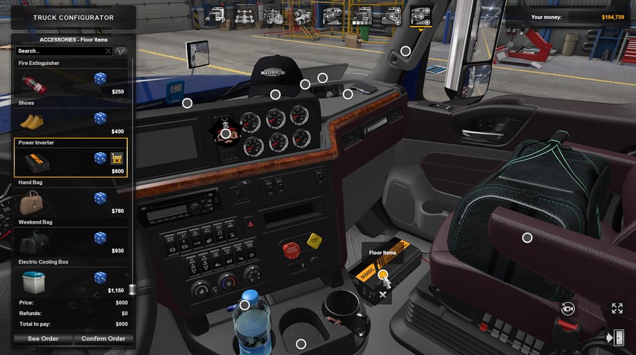 American Truck Simulator - Cabin Accessories
