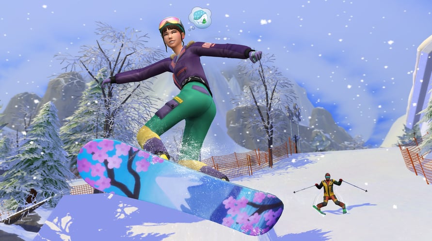THE SIMS 4 - SNOWY ESCAPE