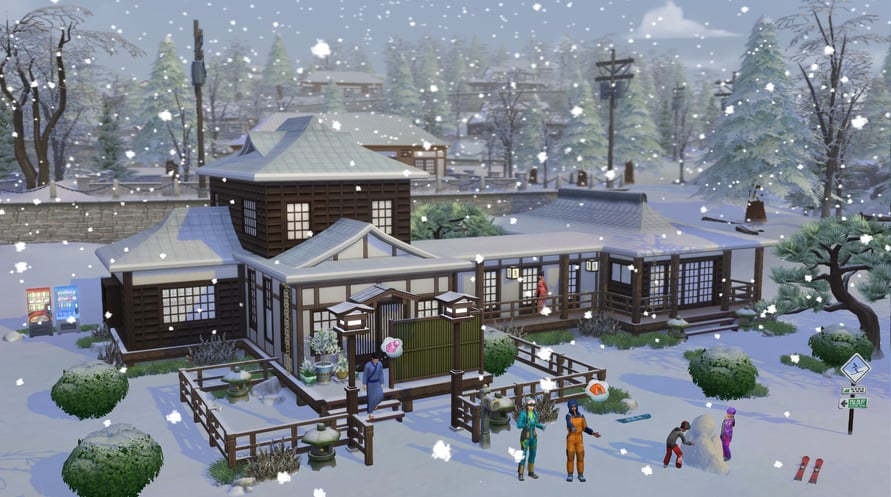 THE SIMS 4 - SNOWY ESCAPE