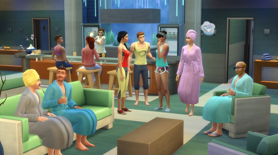 THE SIMS 4 - SPA DAY