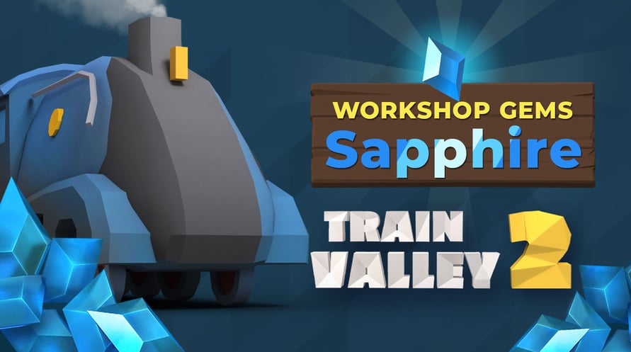 Train Valley 2: Workshop Gems - Sapphire