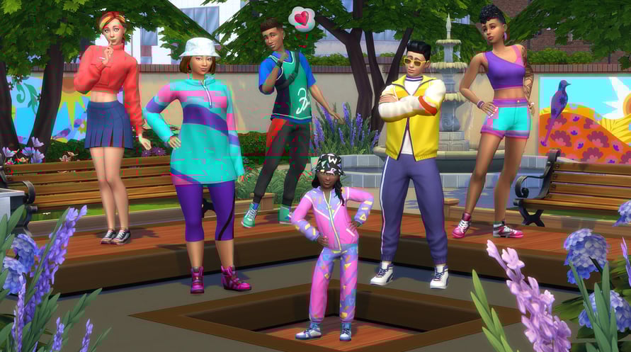 THE SIMS 4 - THROWBACK FIT KIT