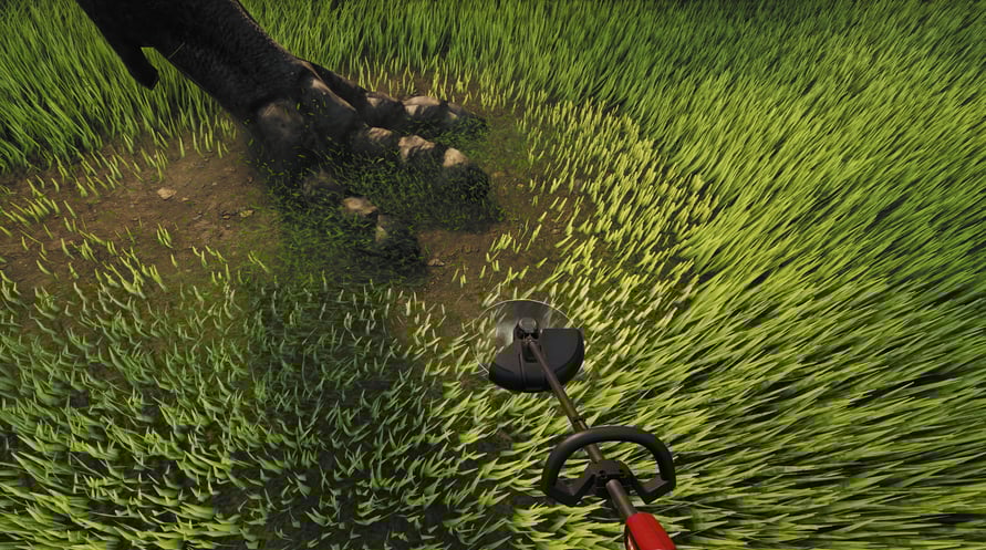 Lawn Mowing Simulator - Dino Safari