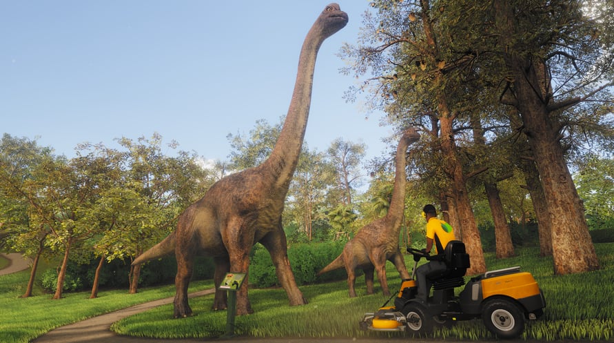 Lawn Mowing Simulator - Dino Safari