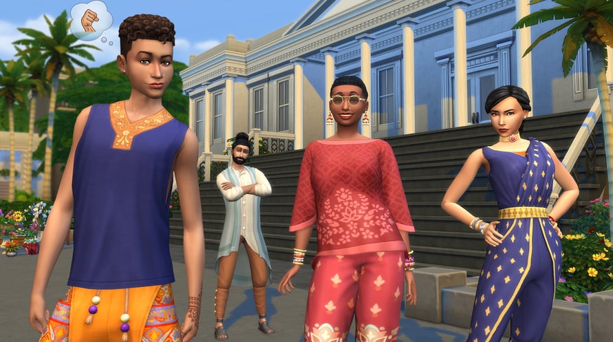 THE SIMS 4  FASHION STREET