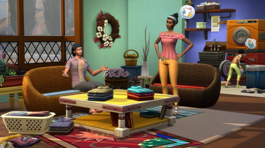 THE SIMS 4 - LAUNDRY DAY STUFF