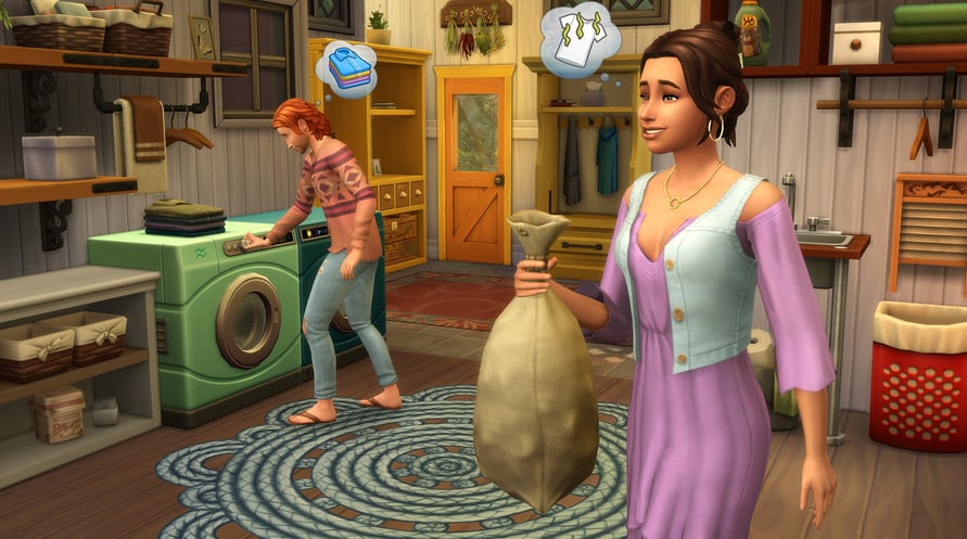 THE SIMS 4 - LAUNDRY DAY STUFF