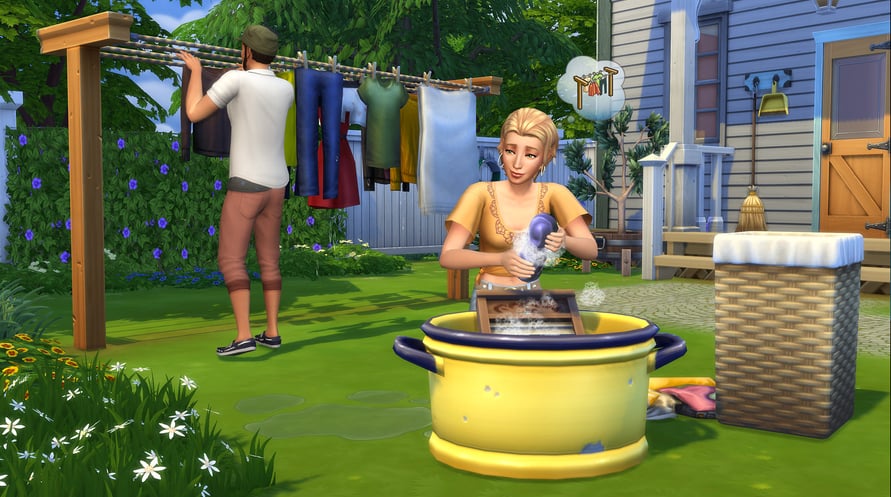 THE SIMS 4 - LAUNDRY DAY STUFF
