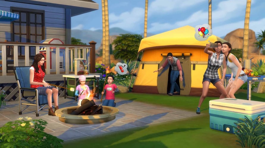 THE SIMS 4 - OUTDOOR RETREAT