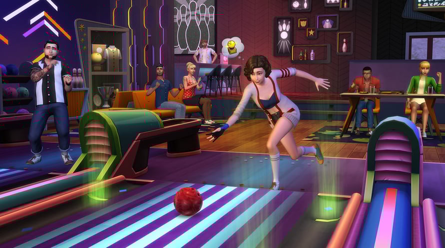 THE SIMS 4 - BOWLING NIGHT STUFF