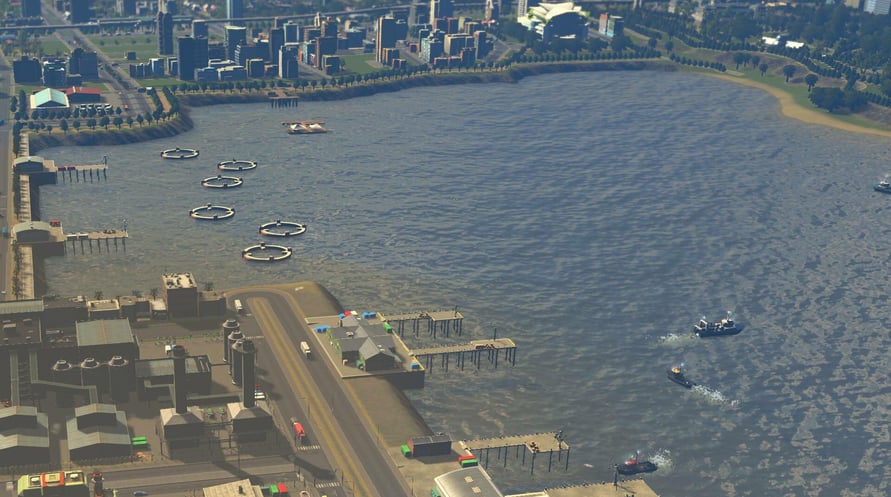 Cities: Skylines - Sunset Harbor