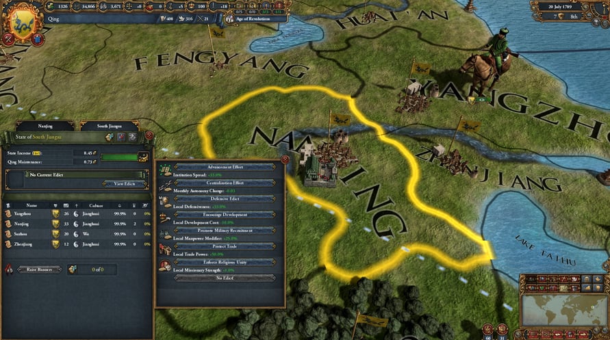 Europa Universalis IV: Mandate of Heaven -Expansion