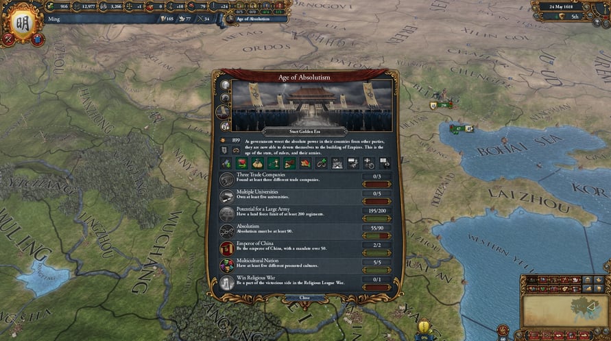 Europa Universalis IV: Mandate of Heaven -Expansion