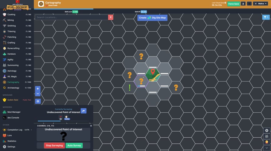 Melvor Idle: Atlas of Discovery