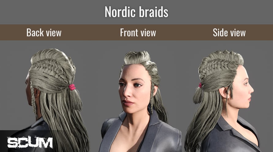 SCUM Female Hair Pack