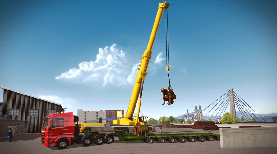 Construction Simulator 2015: Liebherr LTM 1300 6.2