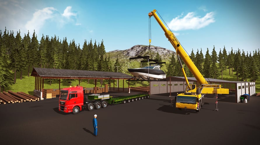 Construction Simulator 2015: Liebherr LTM 1300 6.2