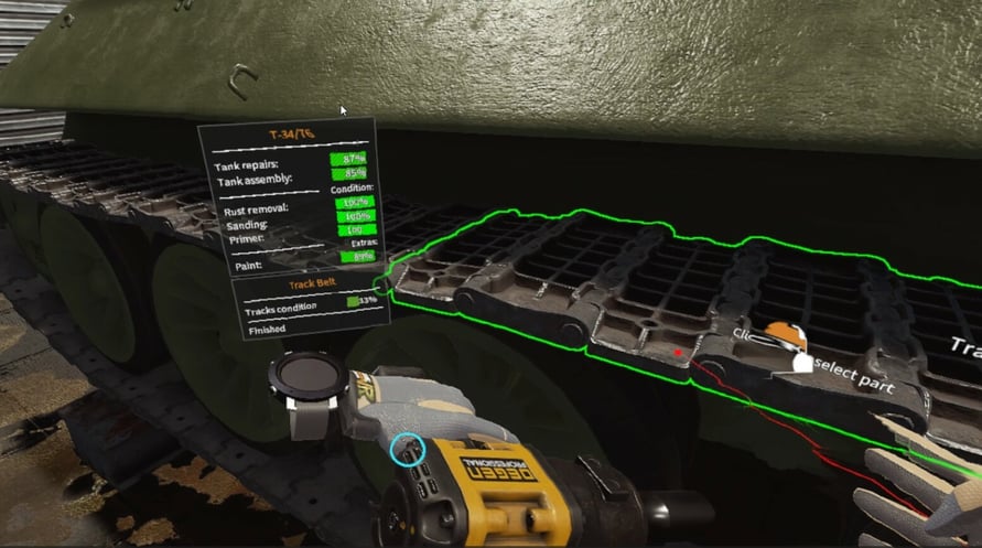 Tank Mechanic Simulator VR