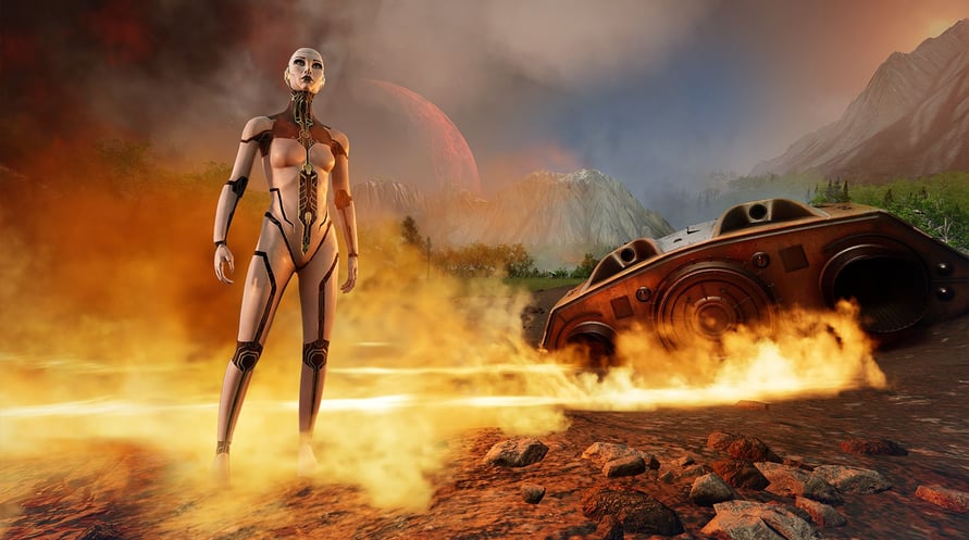 Stranded: Alien Dawn Robots and Guardians