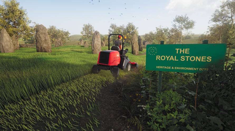 Lawn Mowing Simulator - Ancient Britain