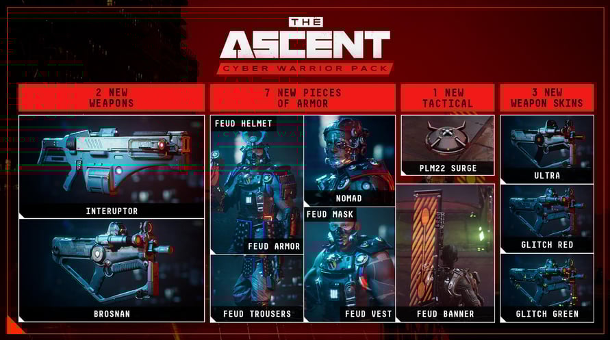 The Ascent - Cyber Warrior Pack