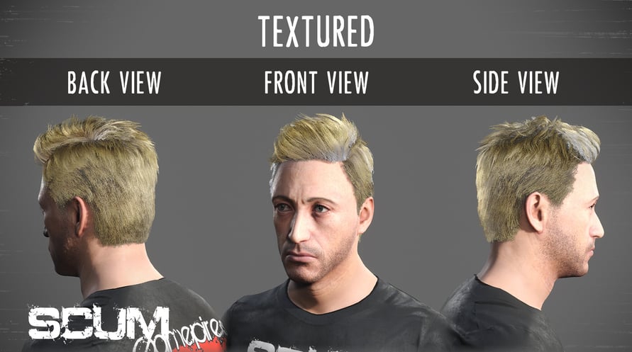 SCUM Male Hair Pack