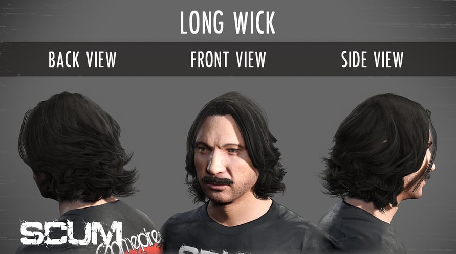 SCUM Male Hair Pack