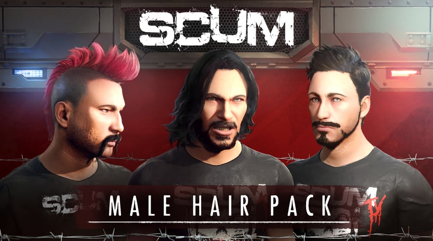 SCUM Male Hair Pack