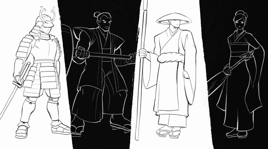 Black & White Bushido