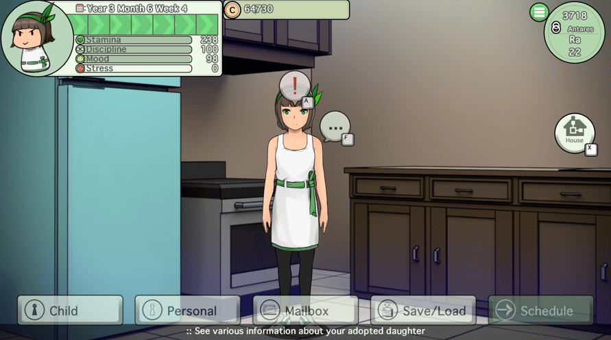 Ciel Fledge : A Daughter Raising Simulator