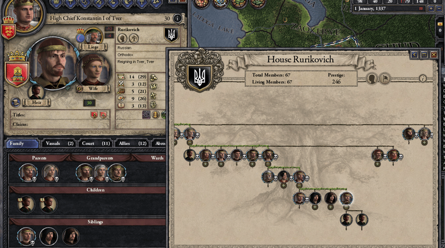 Crusader Kings II: Dynasty Shield Pack