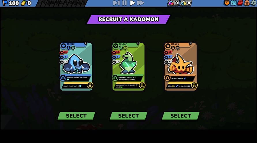 Kādomon: Hyper Auto Battlers - Early Access