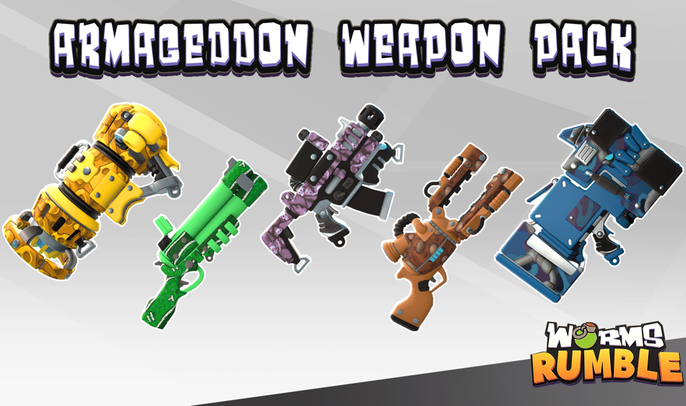 Worms Rumble: Armageddon Weapon Skin Pack