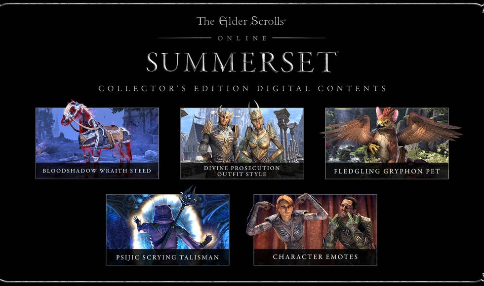 The Elder Scrolls Online: Summerset - Digital Collector’s Edition