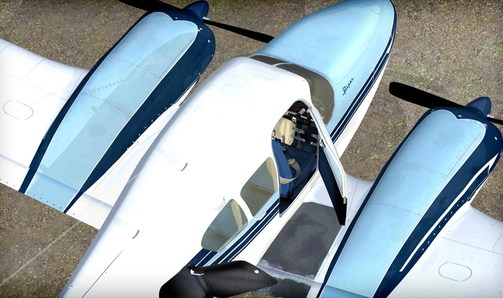 Microsoft Flight Simulator X: Steam Edition: Piper Aztec Add-On