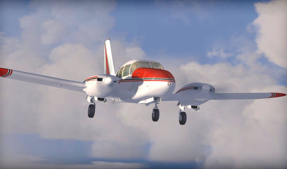 Microsoft Flight Simulator X: Steam Edition: Piper Aztec Add-On