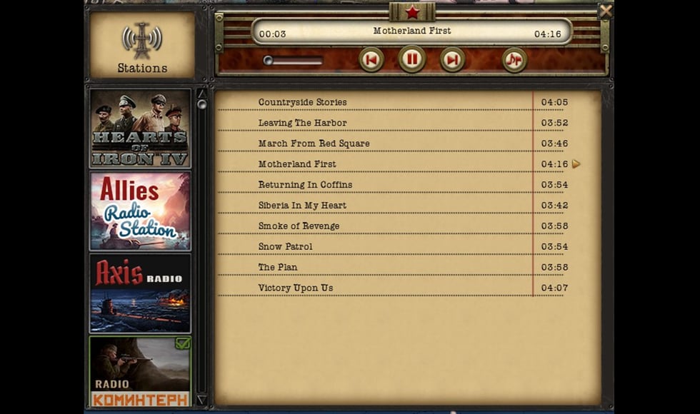 Hearts of Iron IV: Radio Pack NEW