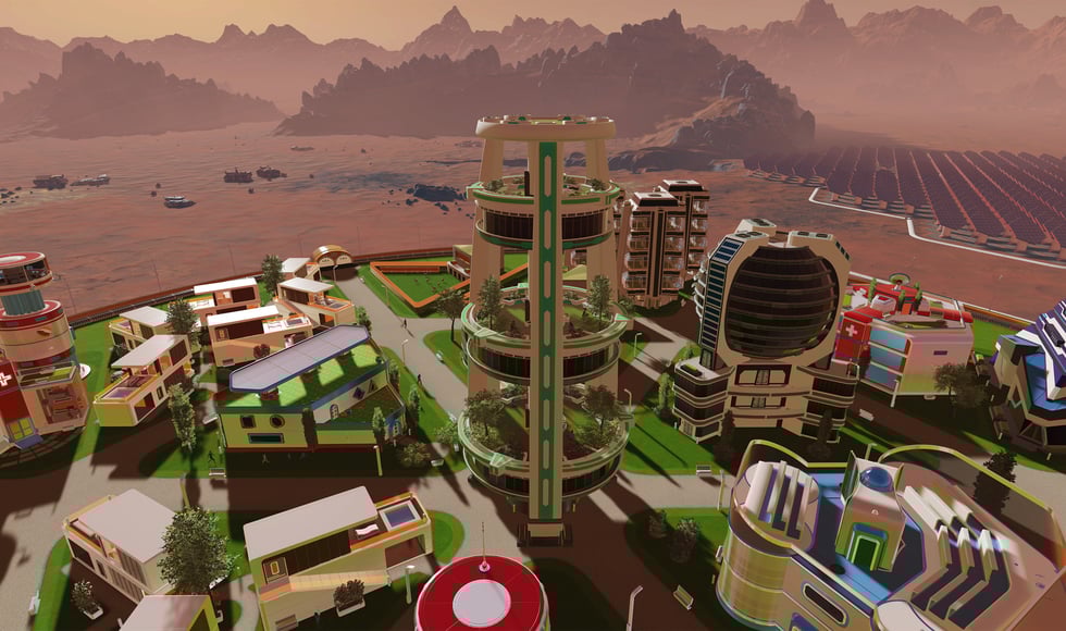 Surviving Mars: Future Contemporary Cosmetic Pack