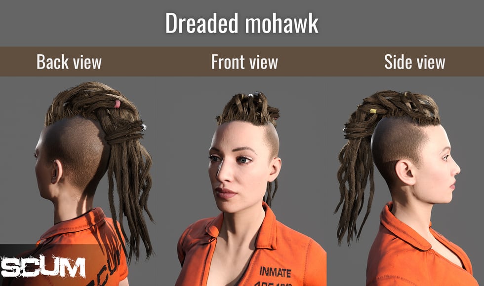 SCUM Female Hair Pack